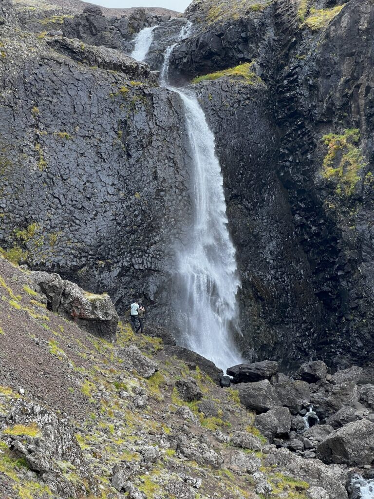 A random waterfall that was found along the Iceland Ring Road.