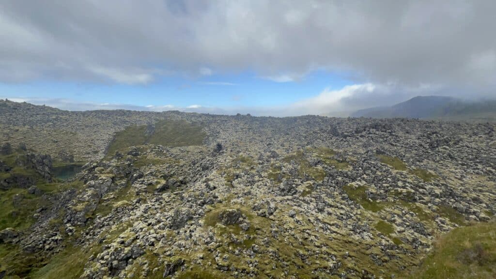 A lava field in Snæfellsnes national park